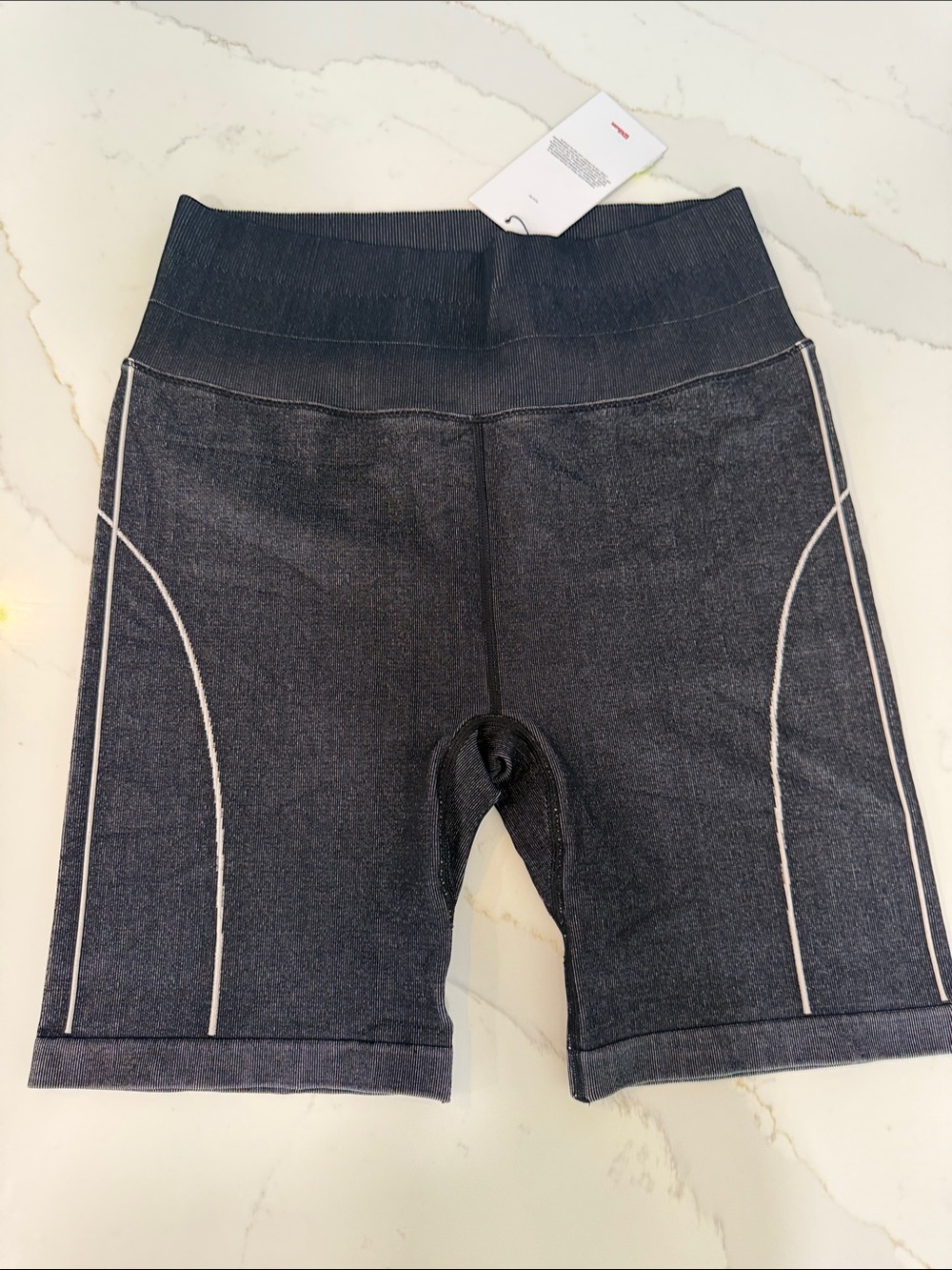 Wilson High-Rise Dark Gray Bike Shorts